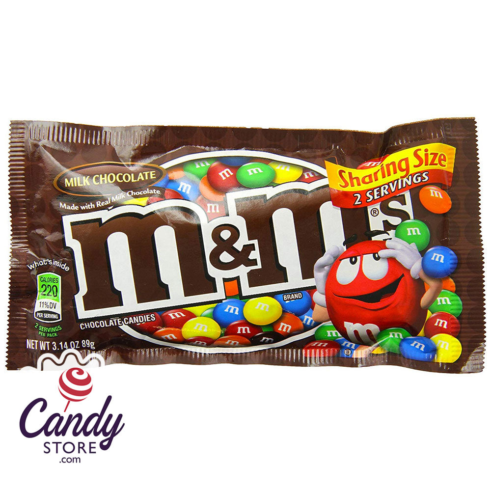 M&M's Share Size Milk Chocolate & Peanut - 24ct CandyStore.com