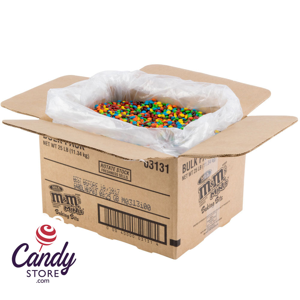 Mini M&M's Milk Chocolate Baking - 12.5lb Bulk CandyStore.com