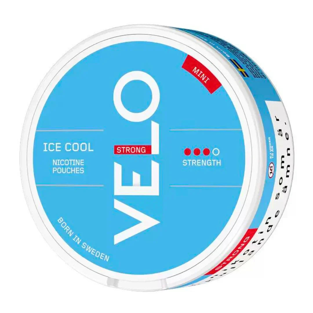 VELO ICE COOL STRONG 8MG MINI NICOTINE POUCHES