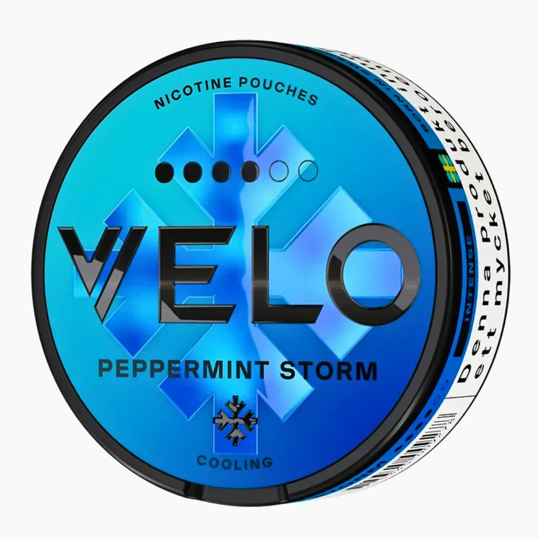 Peppermint Storm 10.9mg Extra Strong Nicotine Pouches By VELO