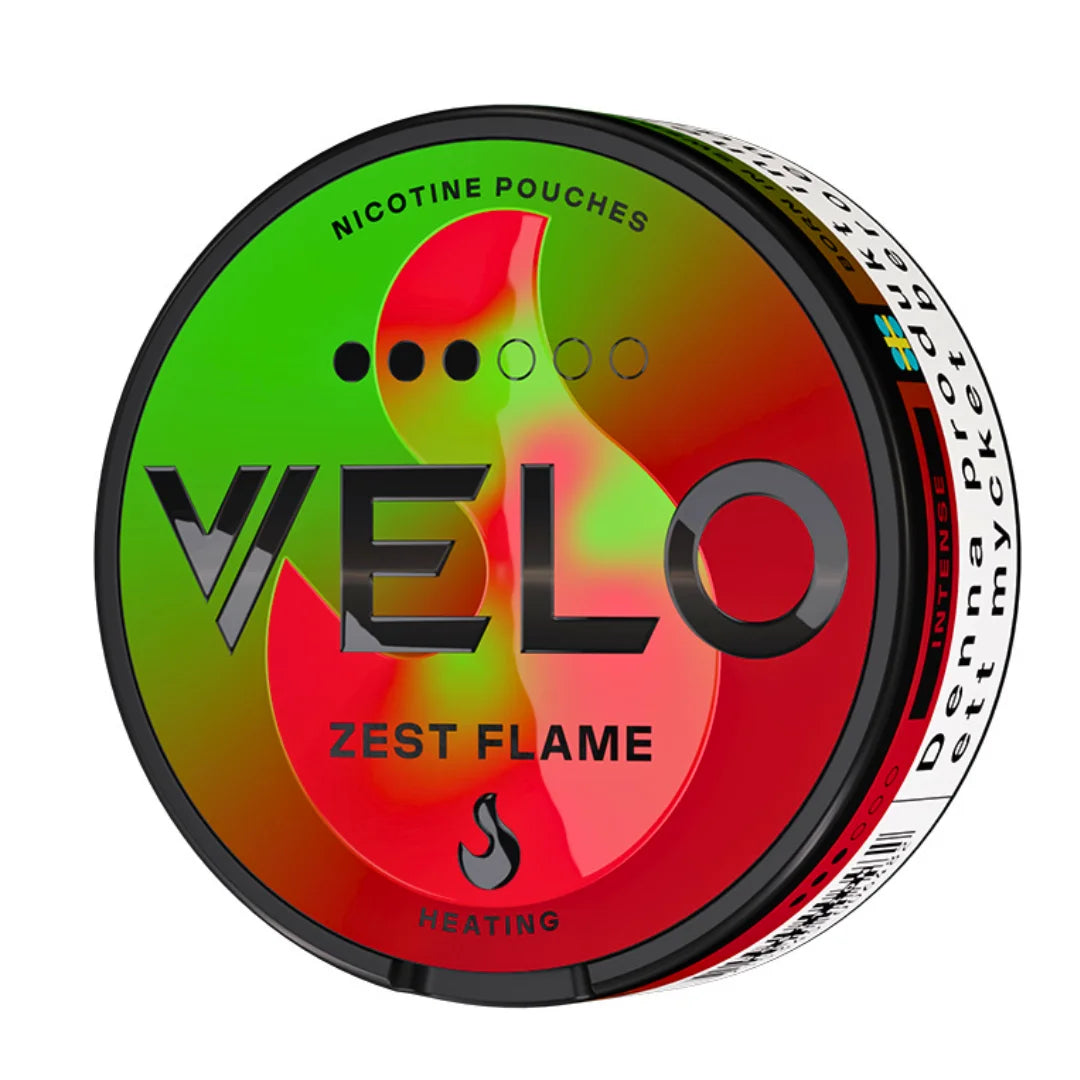 Zest Flame 10mg Intense Slim Nicotine Pouches By VELO