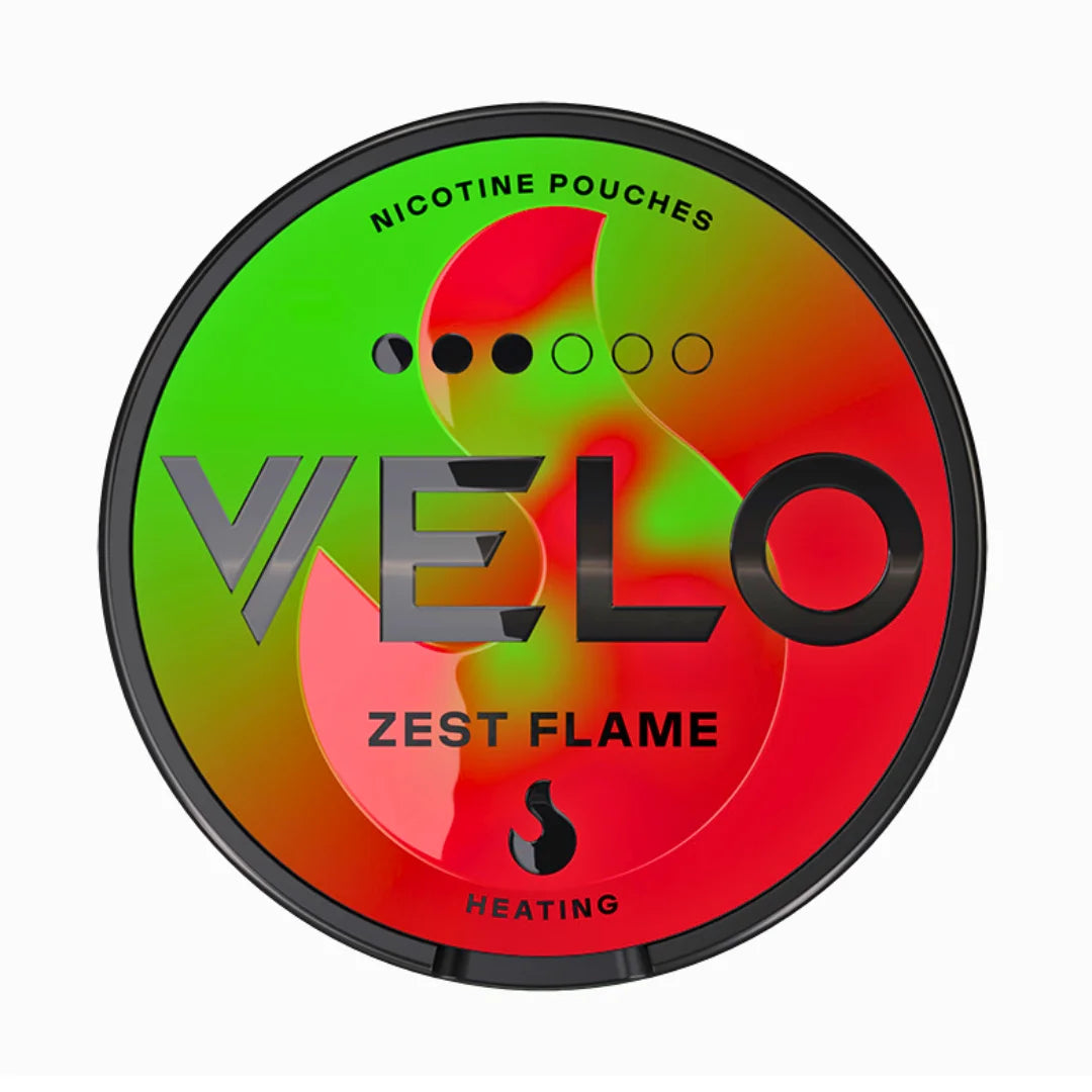 Zest Flame 10mg Intense Slim Nicotine Pouches By VELO