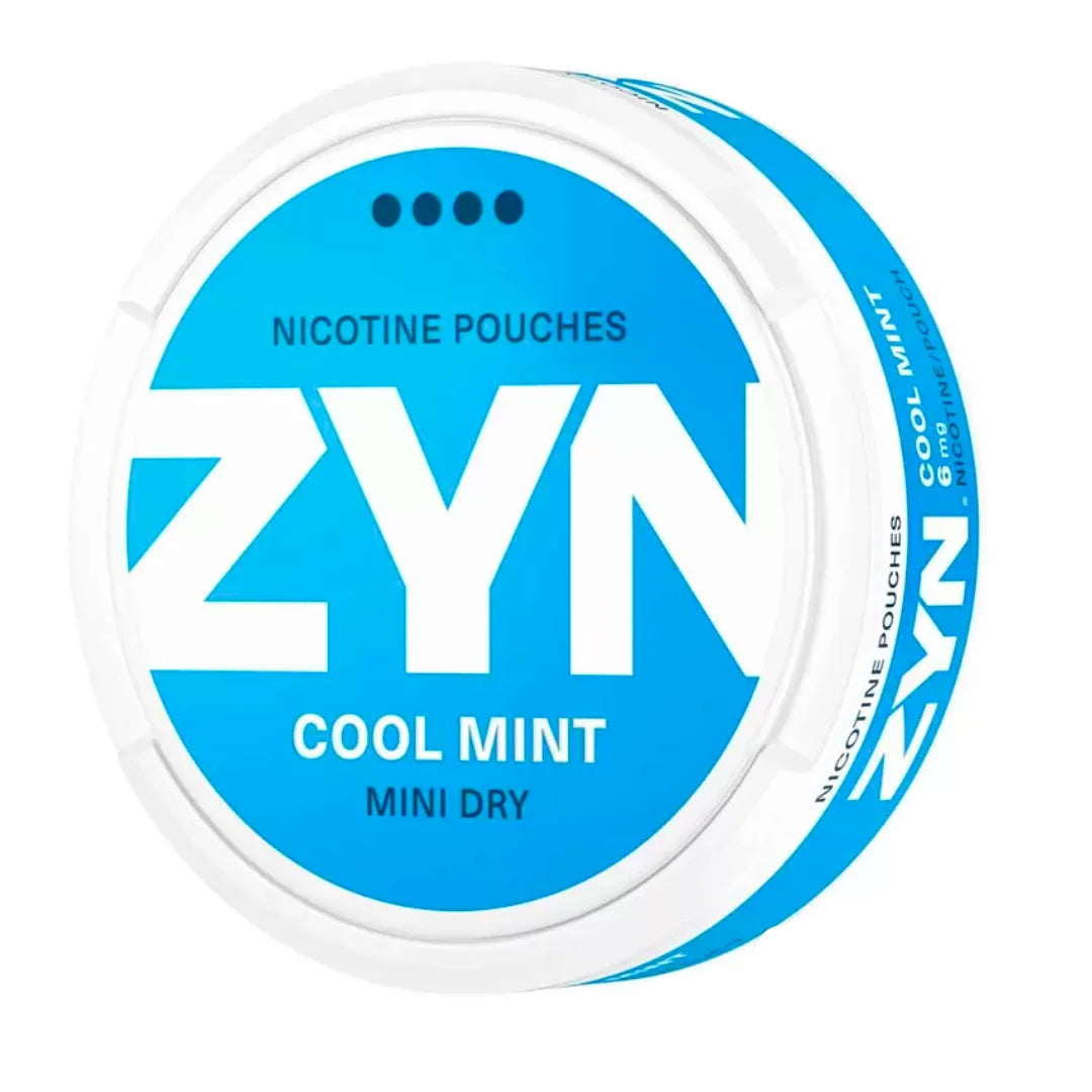 ZYN Cool Mint Dry Mini 6mg Strong Nicotine Pouches