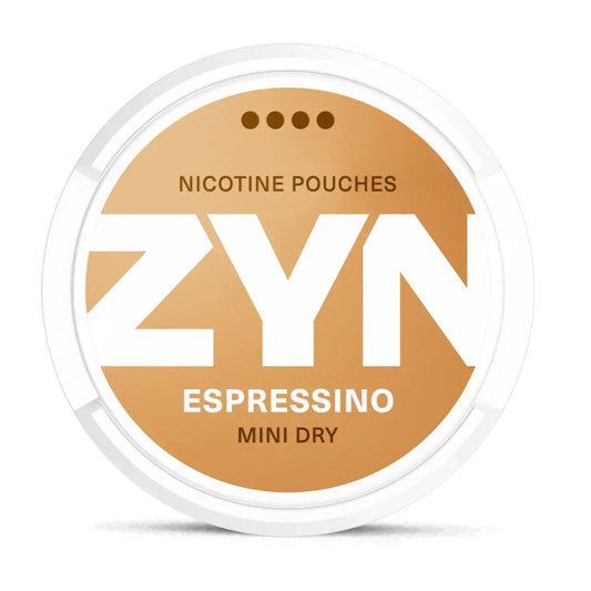 ZYN Mini Dry Espressino 6mg Strong Nicotine Pouches