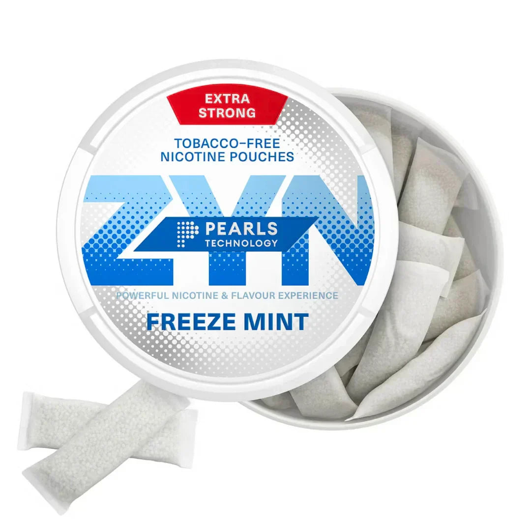 ZYN PEARLS FREEZE MINT EXTRA STRONG NICOTINE POUCHES