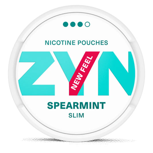 ZYN Slim Spearmint Strong 9mg Nicotine Pouches