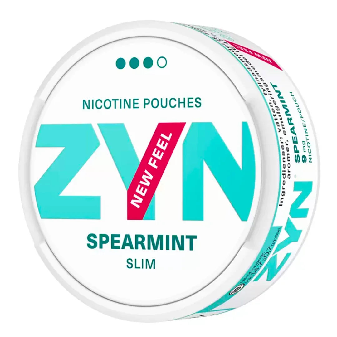 ZYN Slim Spearmint Strong 9mg Nicotine Pouches